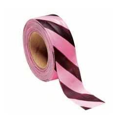 Flagging Tape Black/Pink 1-3/16"W x 300 FT Roll (Price Per Roll), (RFSPGBK)