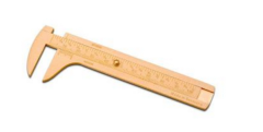 Caliper, Pocket Brass, 4'' x 25 mm, HUNTER (81)