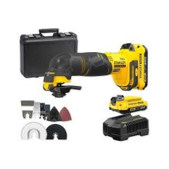 Multi Tool, 20V Cordless c/w 2 x 2.0ah Battery, 1 x Charger, STANLEY (SCT500D2K-B1)