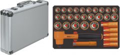 Set, Socket Wrench, Insulated IEC 60900, 1/2" Dr, 8 - 32mm, 32 pcs/set, EGA MASTER (73016)