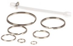 Ring, Split 1.5" (1.1/2'') Dia. Steel Chrome (25/pkg), TY-FLOT (SR15)