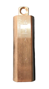 Bob 1, 70 mm, stainless steel, No. 1 = cylindrical length 70 mm, Diam. 25 mm, with graduation, IMUNDEX (SSB70)