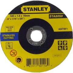 Disc Cutting Stainless Steel Iron 4'' / 100mm, STANLEY (STA8050)