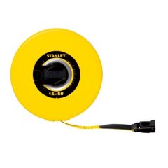 Tape Measure, Fibreglass Long Close Case 15M / 50' x 1/2', Metric / Imperial, STANLEY (STHT34260-8)