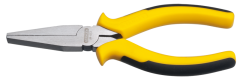 Plier Flat Nose 150 mm, (6'') Serrated Jaw, Carbon Steel Polished Plier, PVC Handle, STANLEY (STHT84073-8)