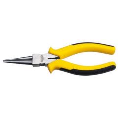 Plier Round Nose Smooth Tape Ring Jaw, Carbon Steel Polished Plier, PVC Handle, STANLEY (STHT84074-8)