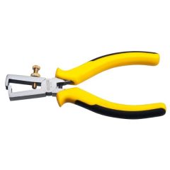 Plier, Wire Stripper 150 mm mm (6'') 0.5 mm - 5 mm, Brass Adjusting Lock Screw, PVC Handle, STANLEY (STHT84075-8)