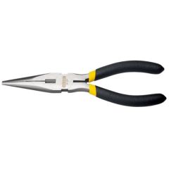 Plier Long/Snipe Nose 125 mm (5'') Minature/Electronic Plier, Half Round Serrated Jaw, PVC Handle, STANLEY (STHT84119-8)