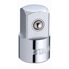 1/2'' Drive Adapter, 1/2'' Female x 3/8'' Male, 34.5 mm AF, (1.35'') Length, Chrome, STANLEY (STMT86414-8B)