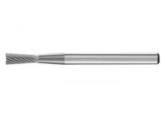 Burr Tungsten Carbide Miniature, Inverted Cone Shape, #5, 3 x 7 x 37mm, PFERD (WKNS0307-3Z5)