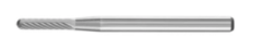 Burr Tungsten Carbide Miniature, Cylindrical Radius End, #5, 2 x 10 mm, PFERD (WRC0210-3Z5)