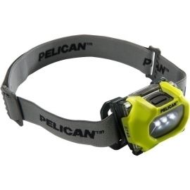 Headlight LED 2745, Hi-Viz Yellow, Ex-proof, Lumen 33/17, 3-AAA, Class I, Div 1/IECEx ia, PELICAN (027450-0103-245)