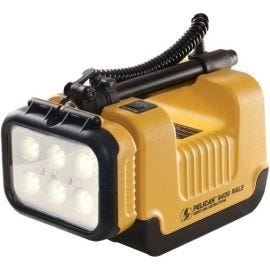 Remote Area Lighting System, 230V Rechargeable 9430, Yellow, 1500/3000 lumen, IP54, PELICAN (094300-0001-245)