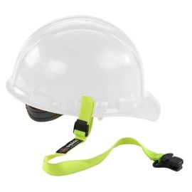 Lanyard Clamp Hard Hat Squids #3155 Tool Lanyard Series Color: Hi-Vis Lime, Comfortable High Stretch Elastic Material, ERGODYNE (19155)