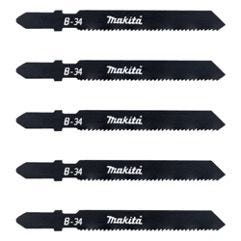 Jig Saw Blade, HSS, 3'' (76mm) x 18TPI, T-Shank (Pack of 5) (For Metal), MAKITA (B-10453)