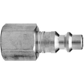 Plug interchange quick connect Female Pipe Thread 3/8'' NPT, Body Size: 3/8'', Rated: 300 PSI, Temperature Range: -40 Deg F to 250 Deg F, Flow: 70 CFM at 100 PSI, Steel, DIXON (DCP26)