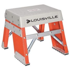 Ladder FY8000 Series, Industrial Step Stool, 1 step ladder, Open Width: 15'', Open Depth: 14.11/16'', Load Capacity: 300lbs, fiberglass, LOUISVILLE (FY8001)