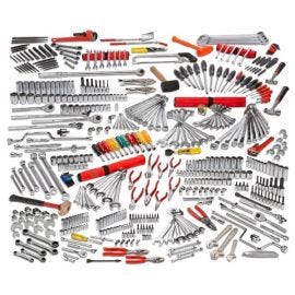 Tool Set, 1/4''- 3/4'' Dr. Master Technician Maint. Set 1258 Pcs, mm/inches, With Workstation J456646-12rd, PROTO (JCS-1046MASBX1)