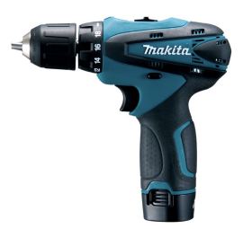 DC Drill Driver, 10.8V, 10mm, 2X 1.3ah Battery, 1X Charger, MAKITA (DF330DWE)