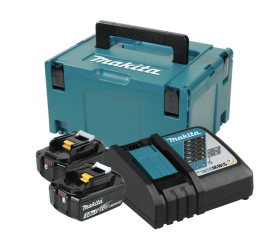 Power Source Kit 2X 3.0Ah Battery, 1X Fast Charger, MAKITA (196700-9)